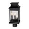 Cwi Lighting Milford 3 Light Outdoor Black Lantern Head 0418PT7S-3 - alternate 5